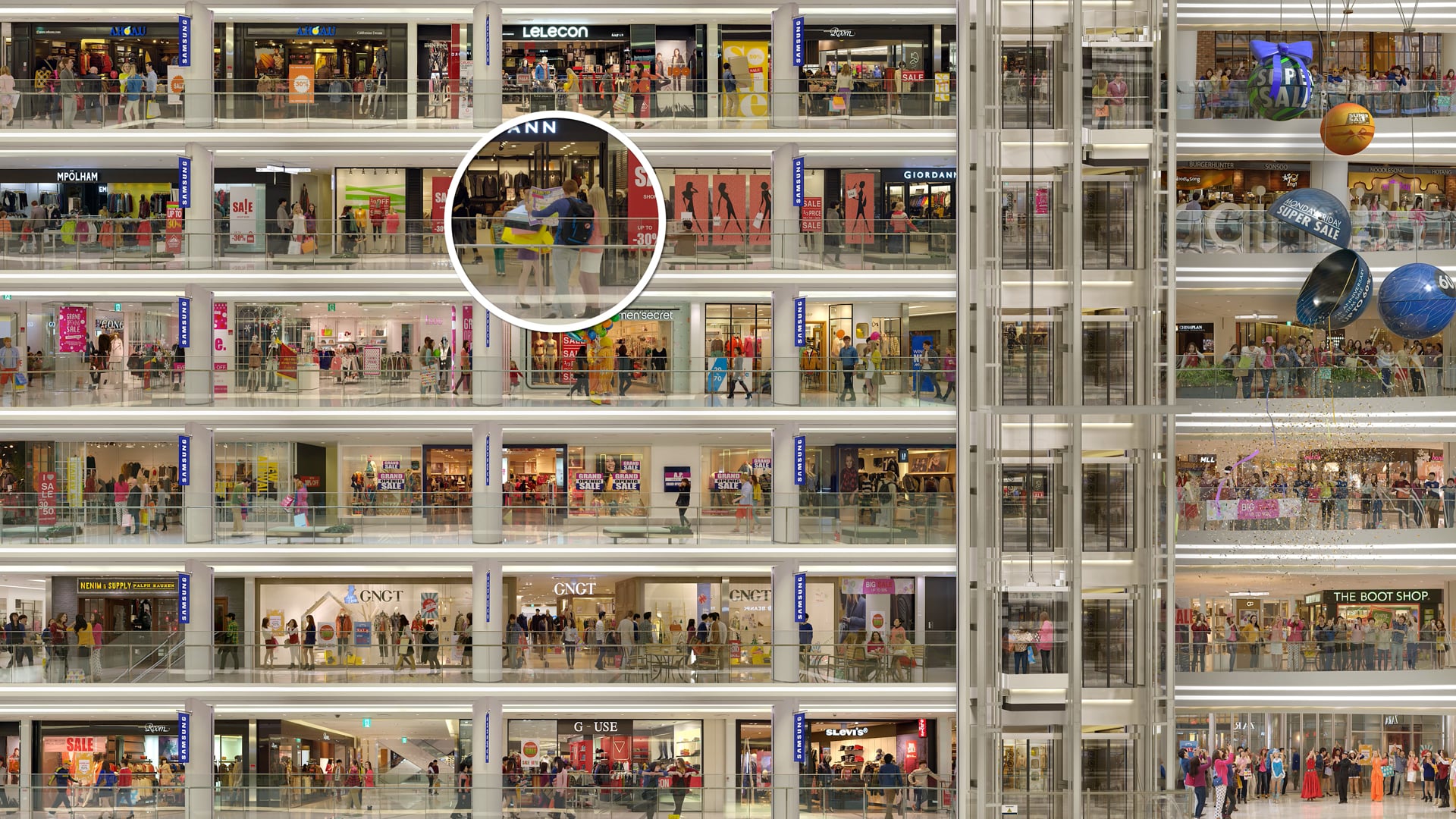 CES2014 SAMSUNG 8K Demo