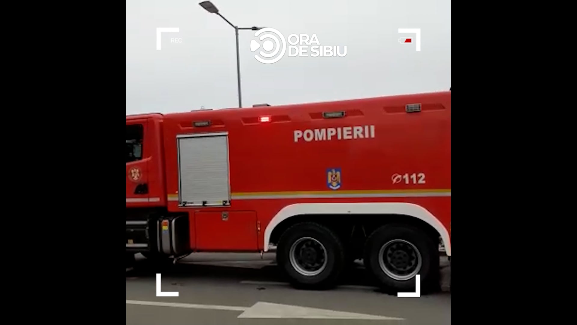 Simulare de incendiu la o firmă din Sibiu