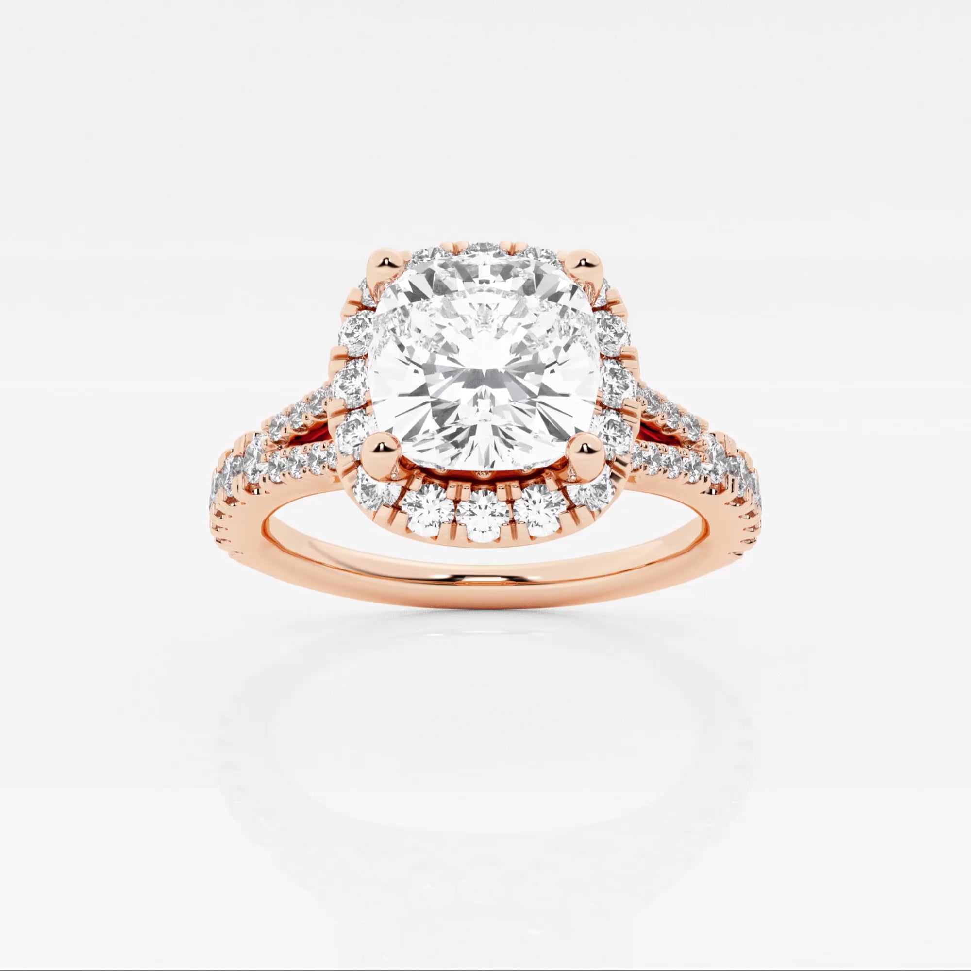にゃっつ♡ 　k18リング　クローバーチェーン　2連リング スクリュー Amazon.com: HKN1682 Designs Ruby Red Cubic Zirconia 14k Gold