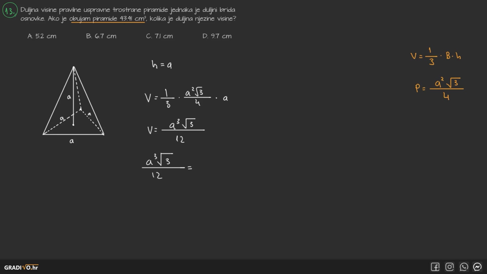 Matematika A - 2021. jesen, 13.