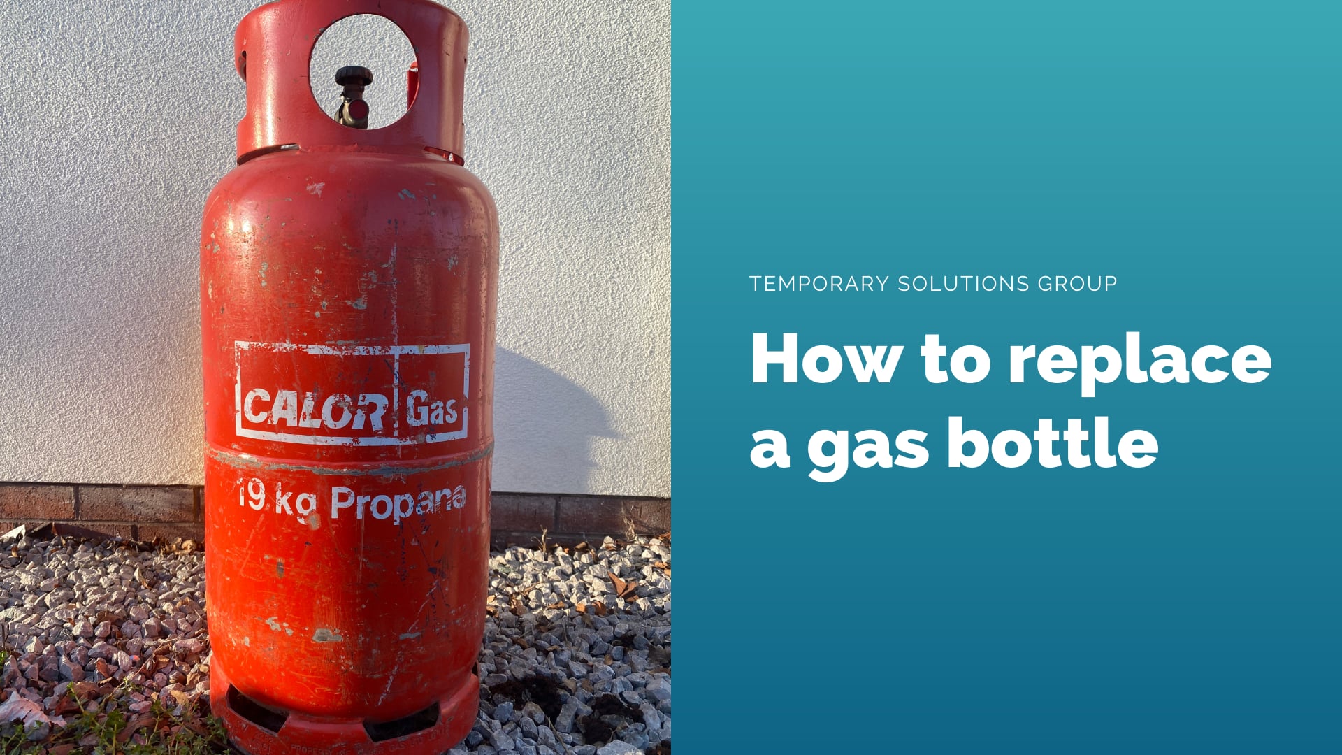 How to replace a gas bottle on Vimeo