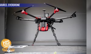 Drone Delivers Difibrillator To Save A Man's Life