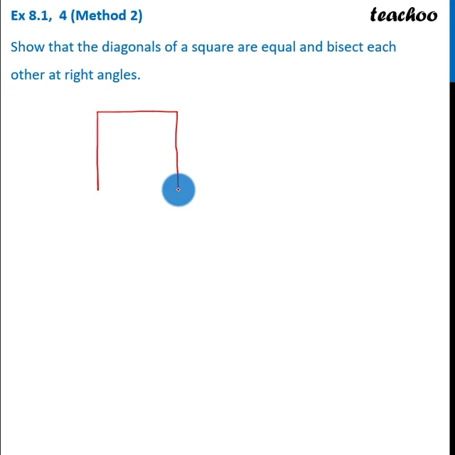 diagonals of a square