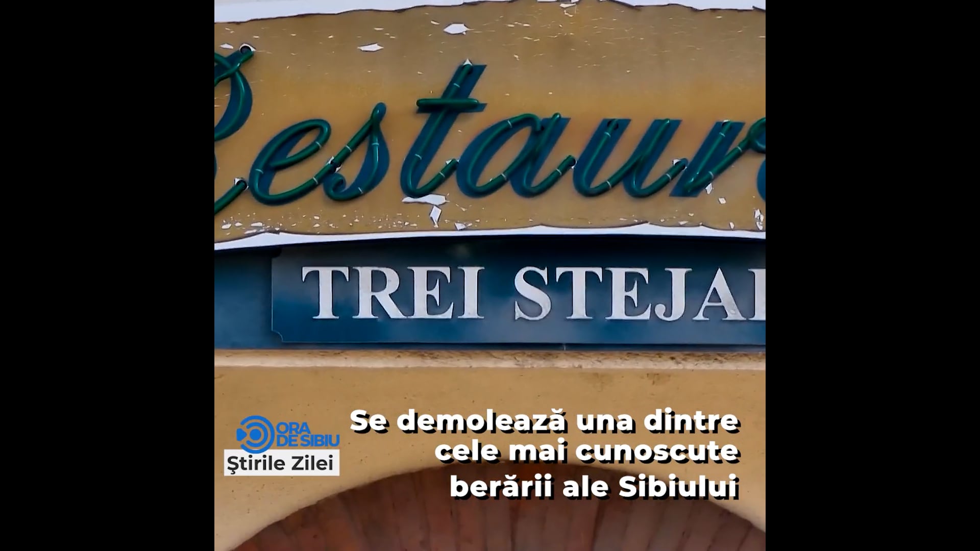 Se demolează una dintre cele mai cunoscute berării ale Sibiului