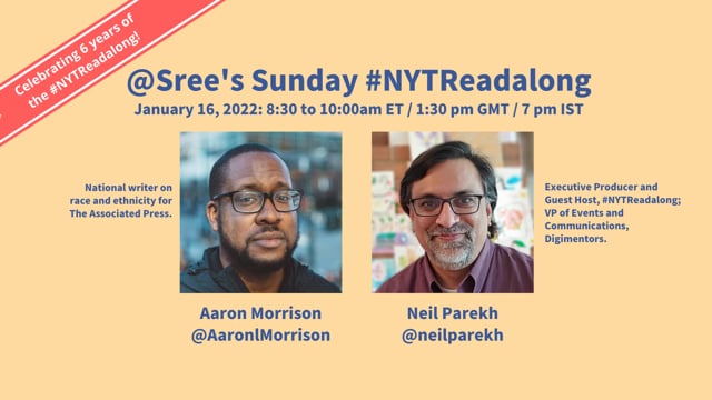 #NYTReadalong | Aaron Morrison (Race and Ethnicity Writer, The Associated Press)