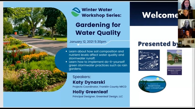 Winter Water Workshop series