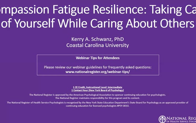Compassion Fatigue Resilience: Taking Care of Yourself While Caring About Others (Archived) featured image