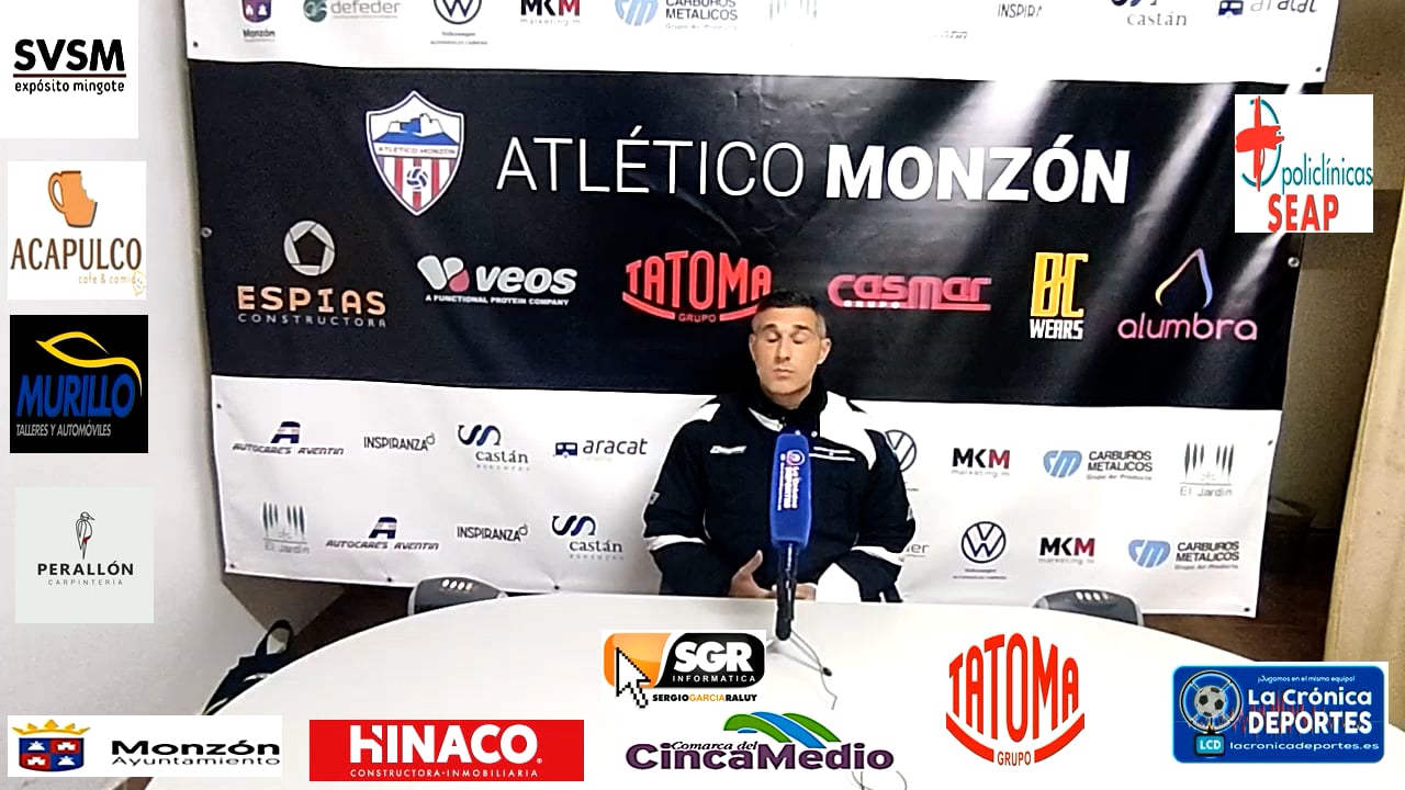 LA PREVIA / Monzón - Binefar / J 19 / Cristian Abad (Entrenador At. Monzón) 3ª División