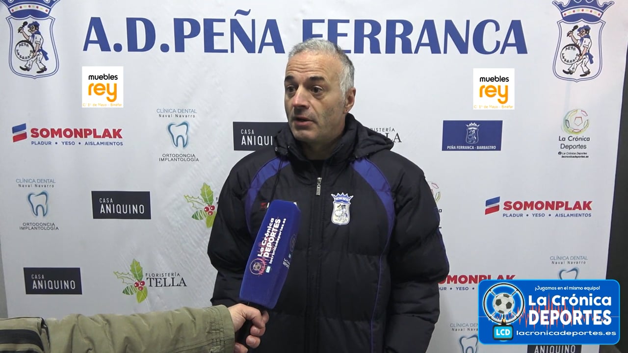 LA PREVIA / AT Escalerillas - P. Ferranca Tella / ALBERT MARTÍNEZ (Entrenador Ferranca) Jornada 16 / Preferente - Gr 1