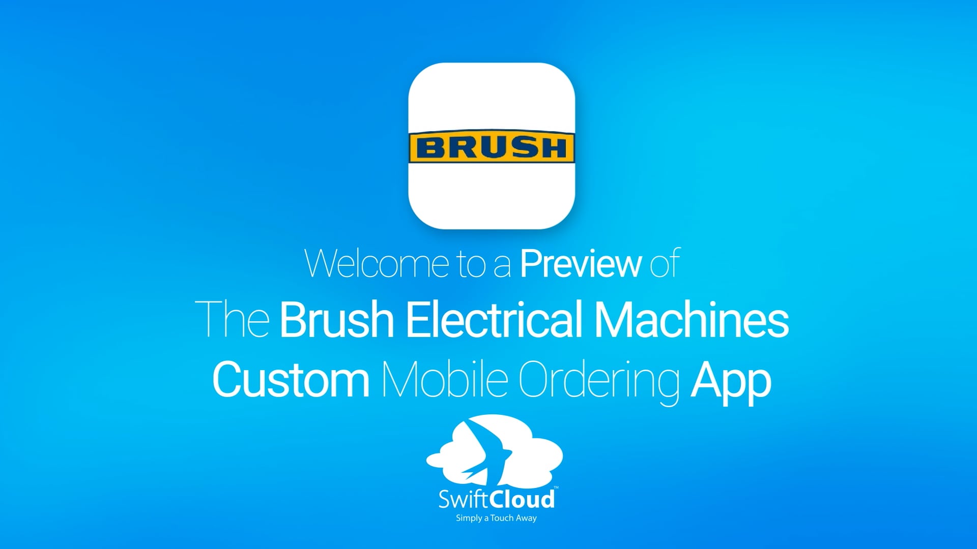 Brush Electrical Machines Mobile App Preview BRU849W on Vimeo