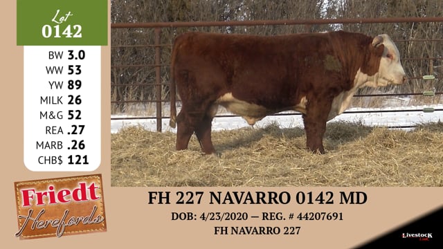 Lot #0142 - FH 227 NAVARRO 0142 MD