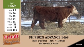Lot #1469 - FH 9102G ADVANCE 1469