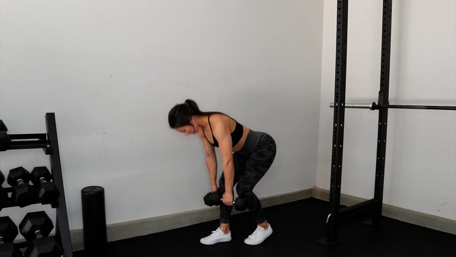 Dumbbell Kickstand RDL on Vimeo