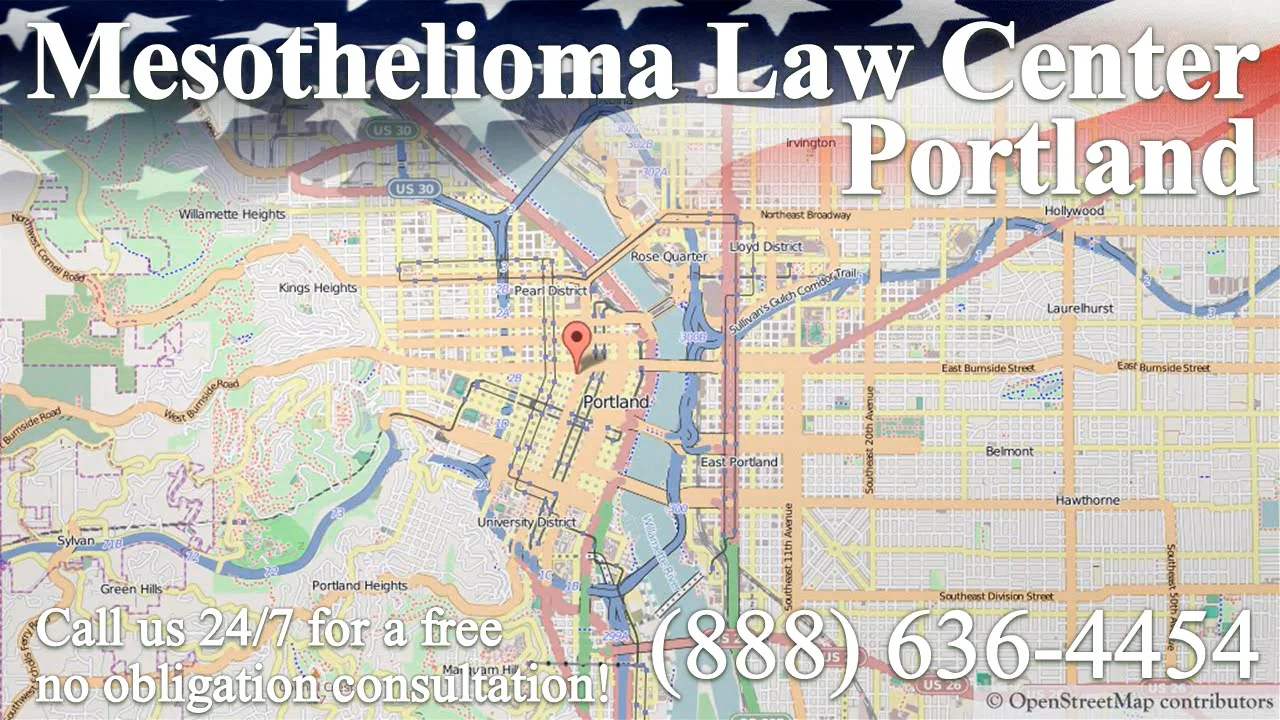 Portland, OR Mesothelioma & Asbestos Lawyer Attorney Lawsuit on