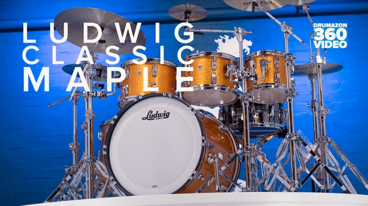 Ludwig Classic Maple Gold Sparkle 6Ludwig Classic Maple Gold Sparkle 6  