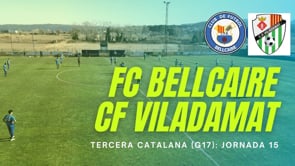 Resum FC Bellcaire 2 - 2 CF Viladamat