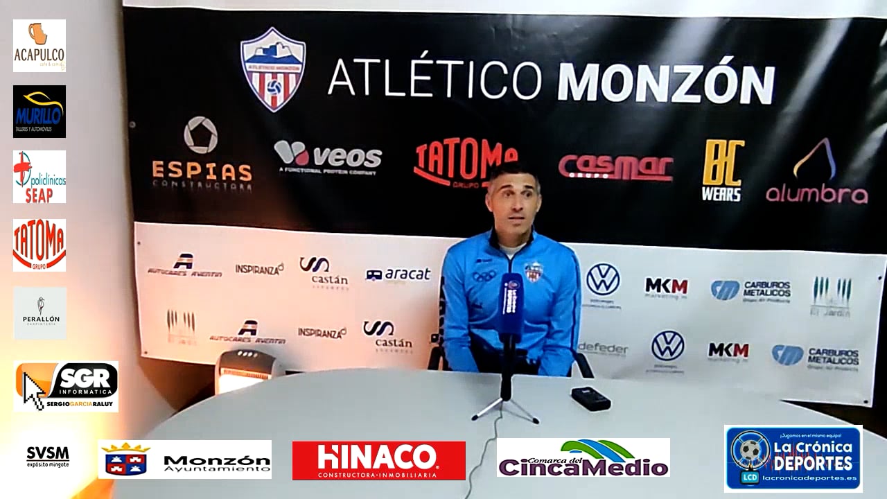 CRISTIAN ABAD (Entrenador Monzón) AT Monzón 3-0 Binefar / J 19 / 3ª División