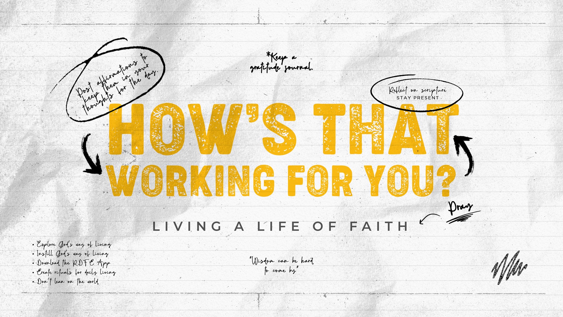 How's That Working for You? | 22:33