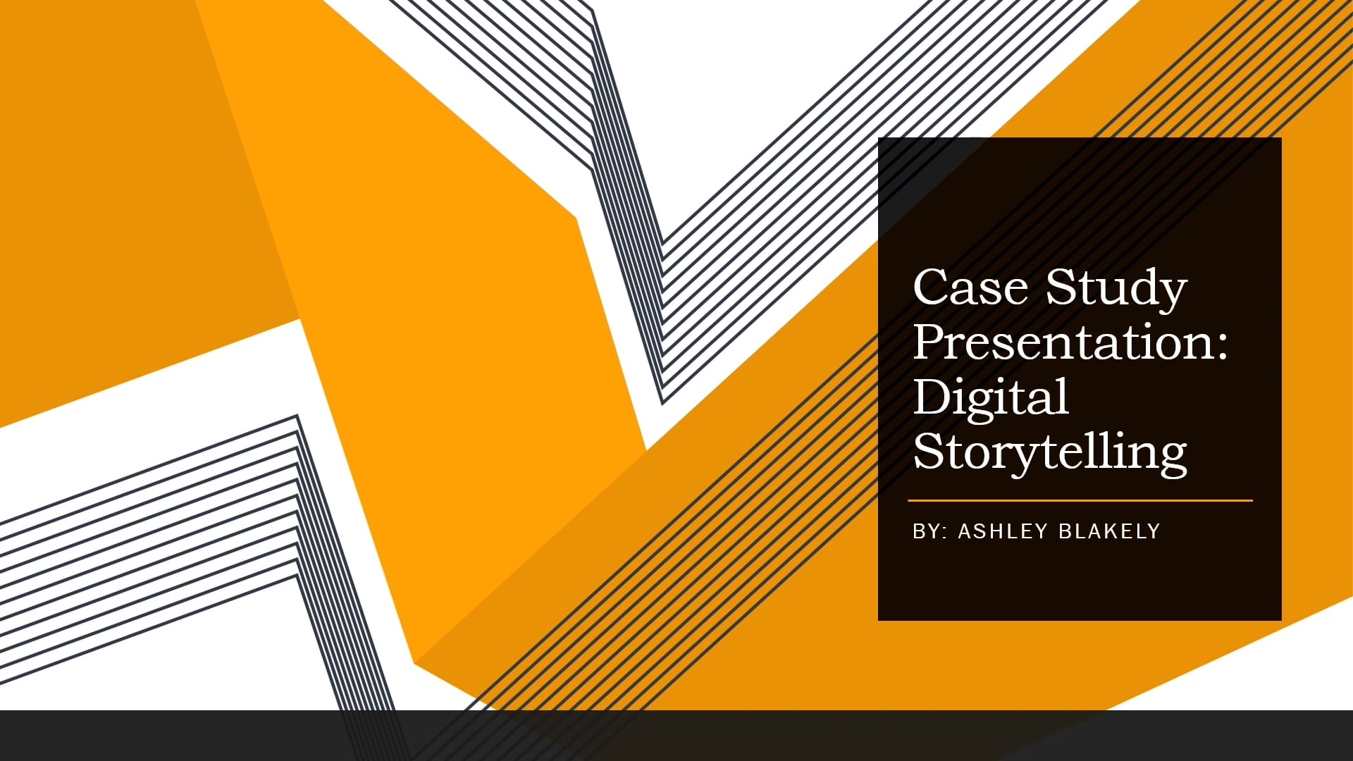 Case Study Presentation on Vimeo