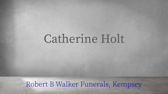 Catherine Holt