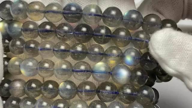 ★特選一連★魂のルーツ♡【マダガスカル産ラブラドライト5mmラウンド連】❤️ ☆特選一連☆魂のルーツ♡【マダガスカル産ラブラドライト5mm