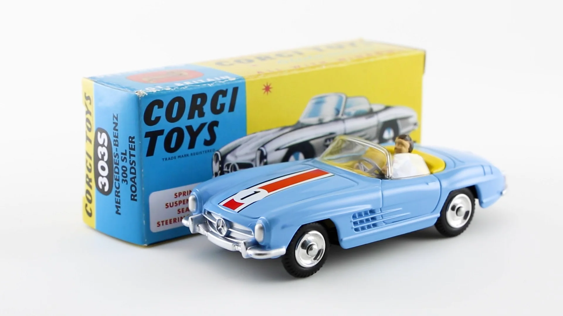 Corgi Model Clubs Exclusive re-issue of the Corgi Toys Mercedes-Benz 300SL  Open Roadster (303S)