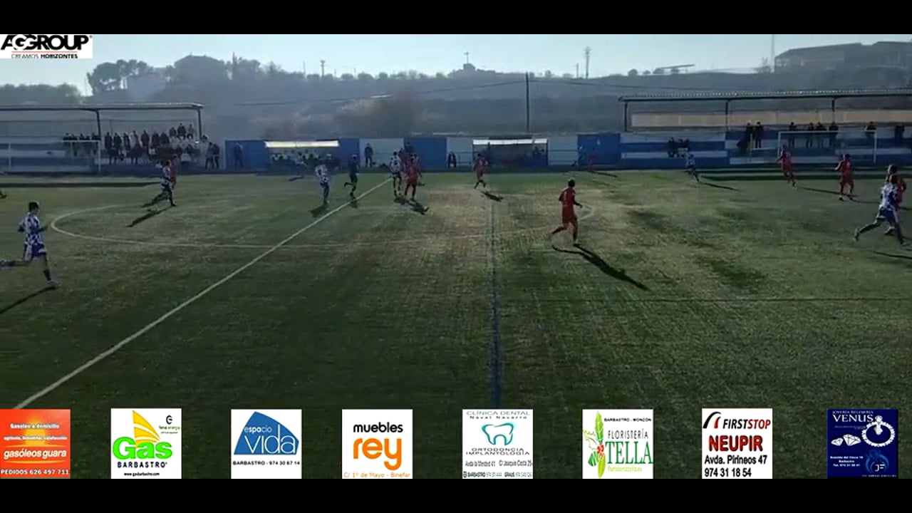 (RESUMEN y GOLES) CDJ Tamarite 4-3 CD Sariñena / Jornada 16 / Preferente - Gr 1