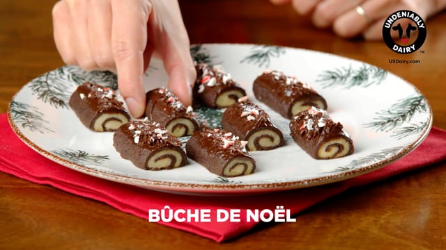 US Dairy | Buche de Noel Cookie Recipe