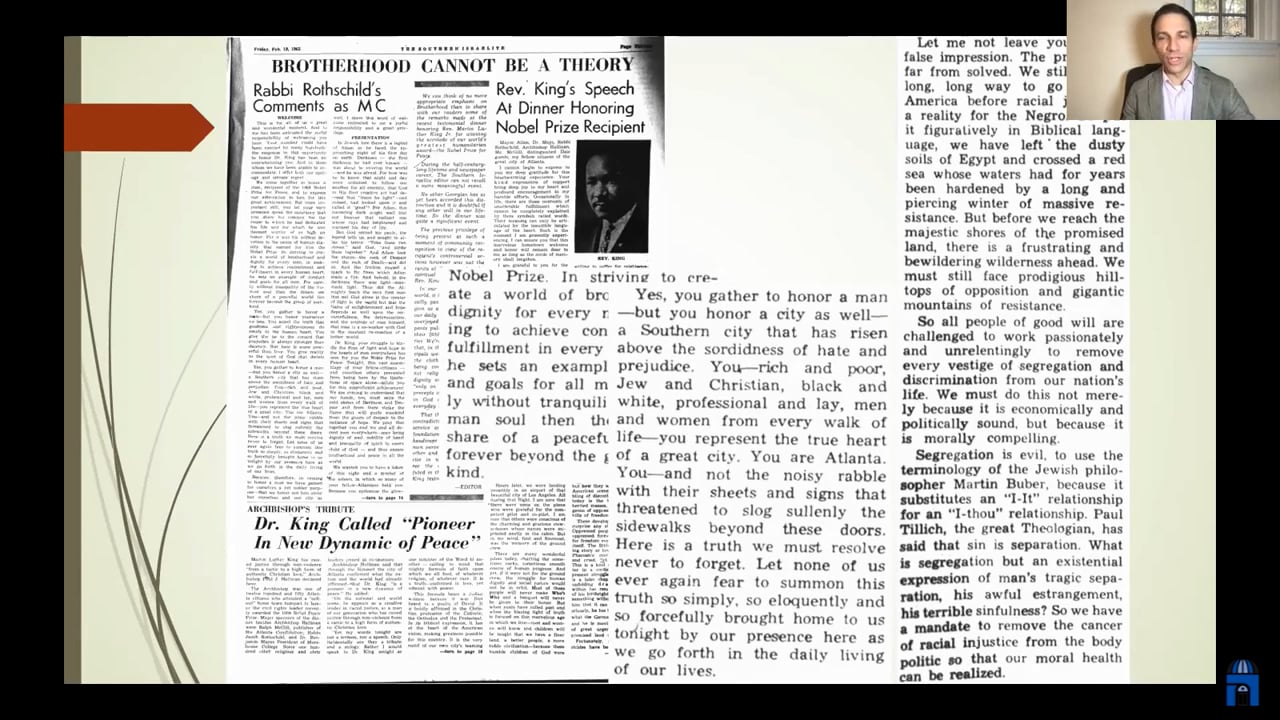 Raising Legacy — Reform Judaism, Dr. Martin Luther King, JR., and Today's Responsibilities
