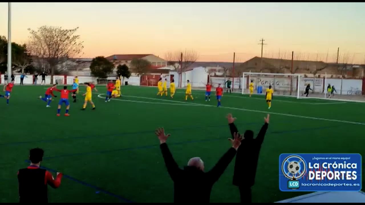 GOL DE FONSI (Segundo del Cariñena) CD Cariñena 2-1 CD Robres / Jornada 19 / 3ª División