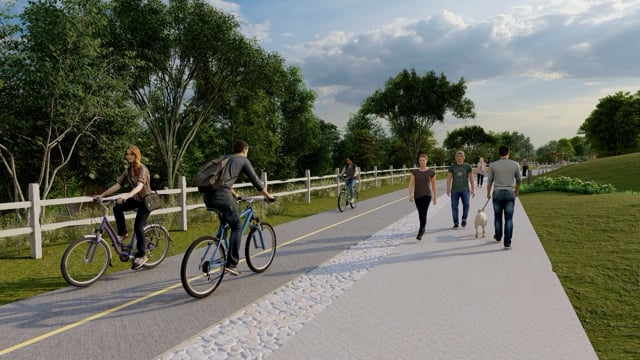 Wenatchee Riverfront Park Trail Types