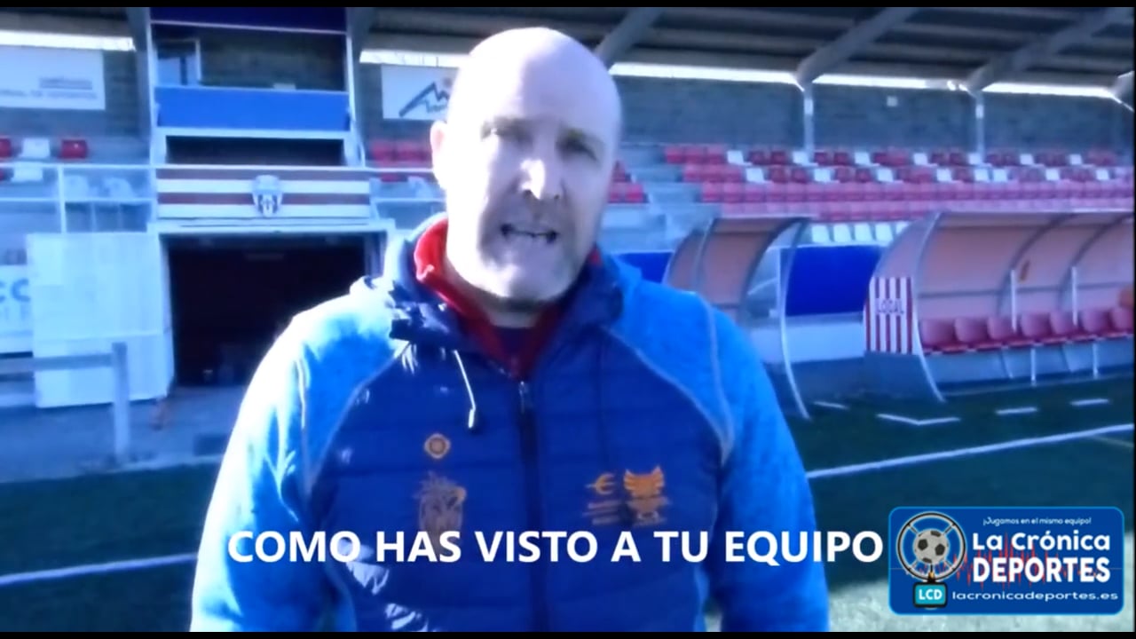 ROBERTO FANDOS (Entrenador Sabiñánigo) Sabiñánigo 5-0 Peñas Oscenses / J16 / Preferente Gr1 Fuente: Youtube Deporte Cantera