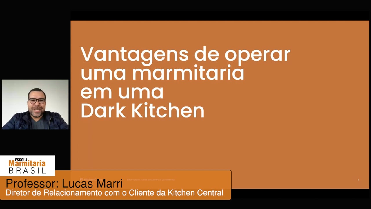 Marmitaria Modelo Sistema Dark Kitchen - Aula 1