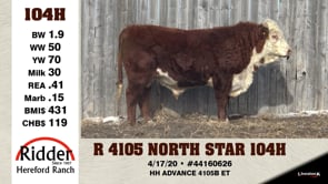Lot #104H - R 4105 NORTH STAR 104H