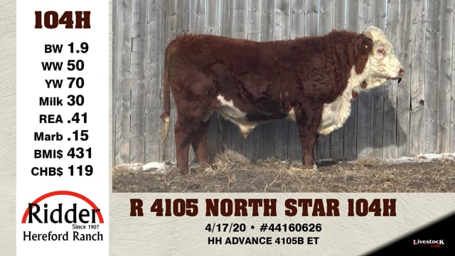 Lot #104H - R 4105 NORTH STAR 104H