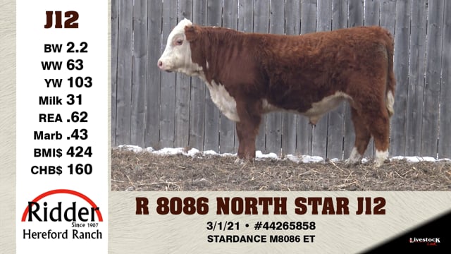 Lot #J12 - R 8086 NORTH STAR J12