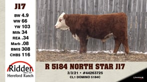 Lot #J17 - R 5184 NORTH STAR J17