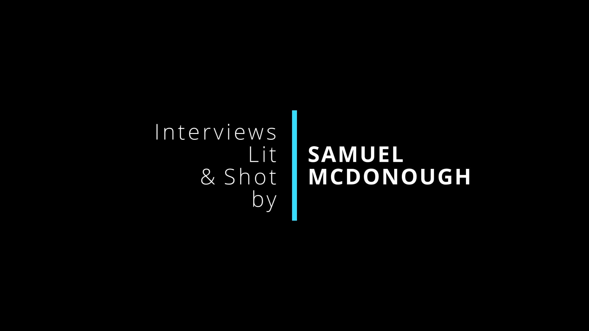 Interview Demo reel
