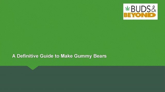 Ultimate Guide to Make Gummy Bear