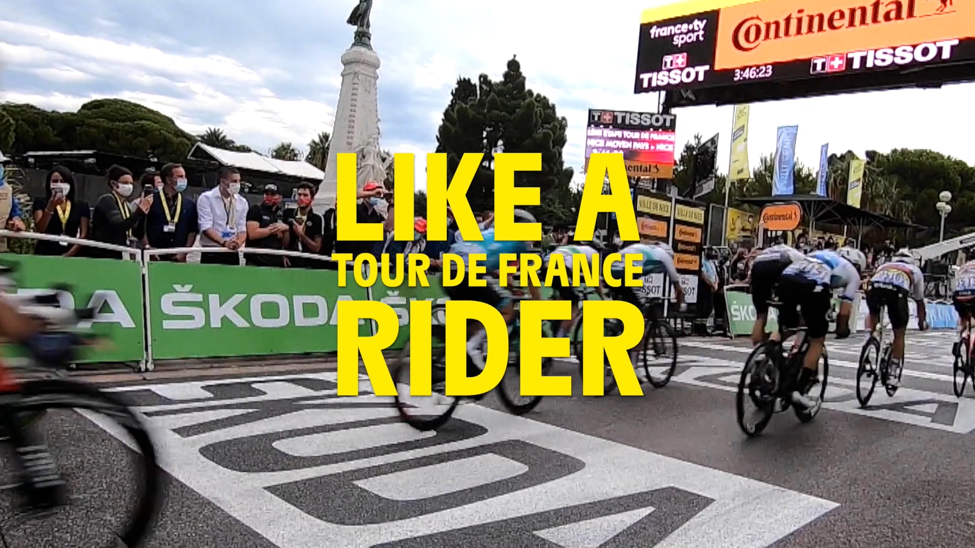 Vidéo PUB Voix off en anglais - Tour de France