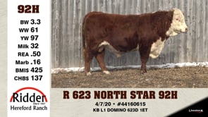 Lot #92H - R 623 NORTH STAR 92H