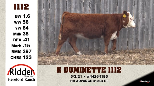 Lot #1112 - R DOMINETTE 1112