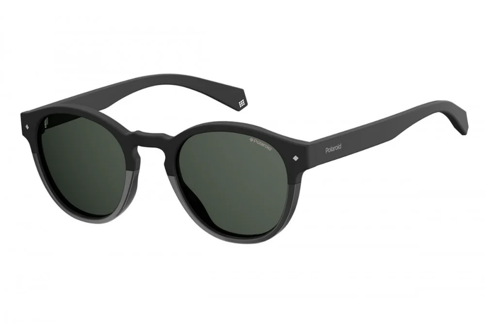 Чёрные круглые очки Polaroid PLD 6042/S 807 M9 UNISEX COOL