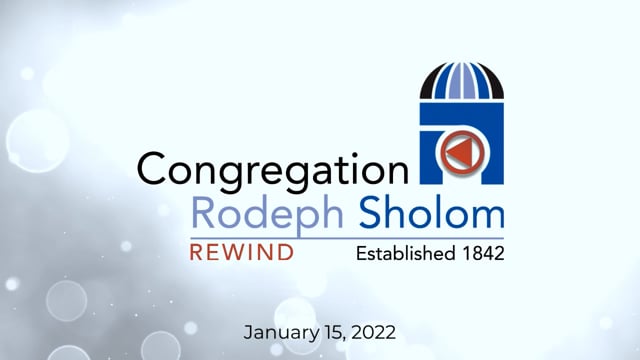 Shabbat Morning 1/15/2022
