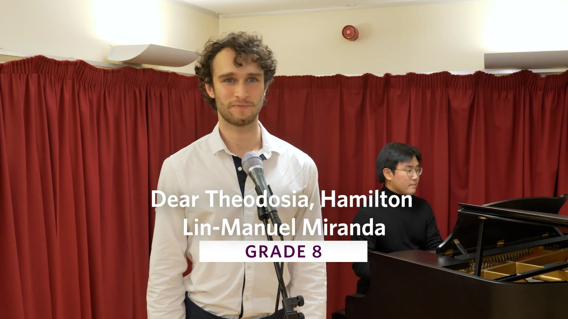 Dear Theodosia Hamilton Grade 8 Singing for Musical Theatre