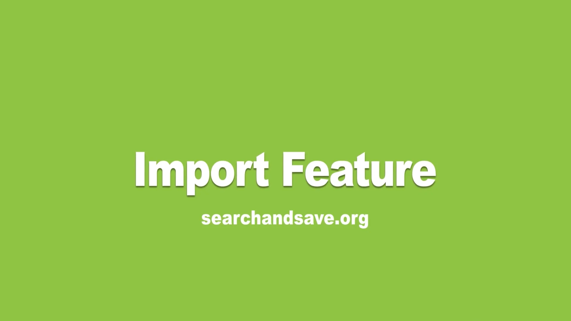 11 - Import Button on Vimeo