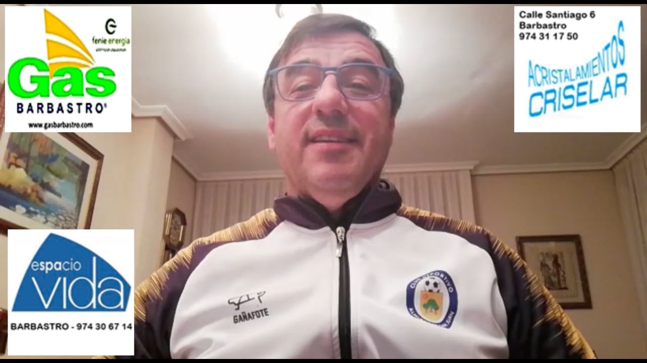 MANOLO CARRASCO (Entrenador Almunia San Juan) Almunia San Juan 0-2 Fraga / J16 / Preferente Gr1