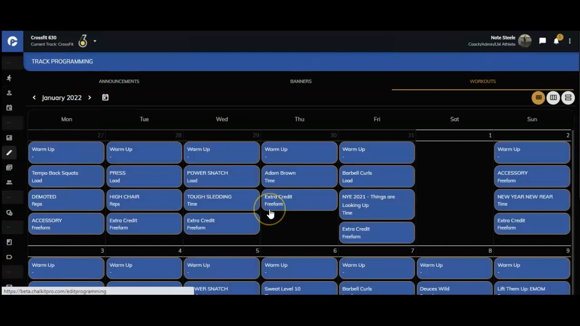 Managing Your Gym's Programming