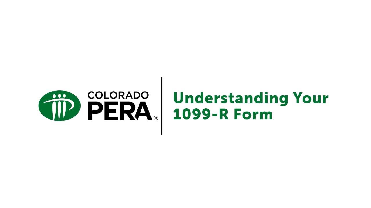 Understanding Your IRS 1099-R Tax Form: Colorado PERA on Vimeo