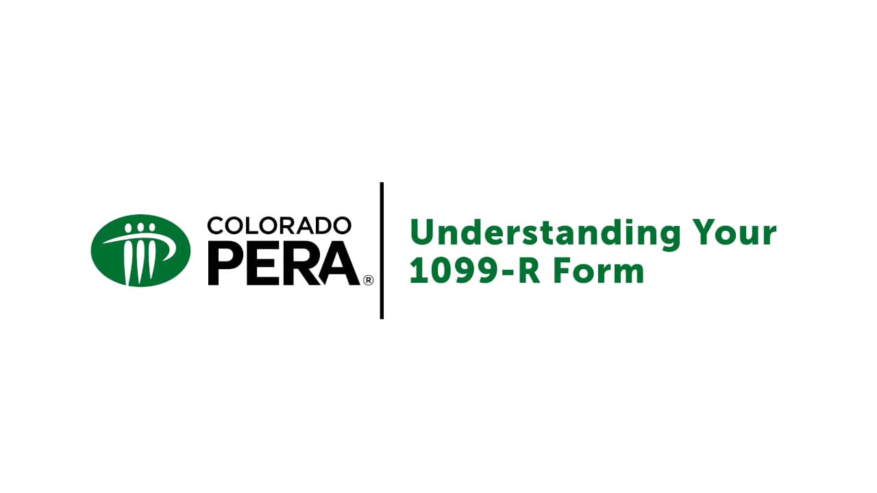 Understanding Your IRS 1099R Tax Form Colorado PERA on Vimeo